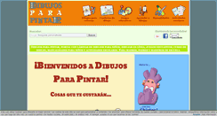 Desktop Screenshot of dibujosparapintar.com