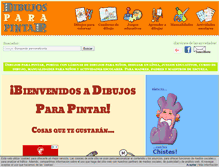 Tablet Screenshot of dibujosparapintar.com